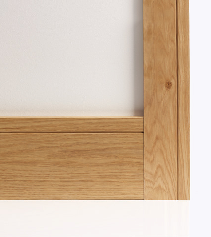 Deanta MDF Veneered Shaker Oak Skirting 147mm (4 x 3.6m pack)
